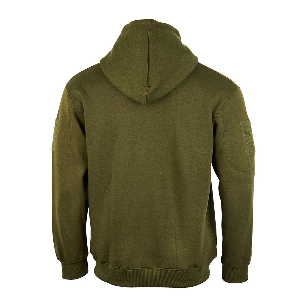 Sweat à capuche Ares à fermeture à glissière polycoton 350 g/m² poches fermées
