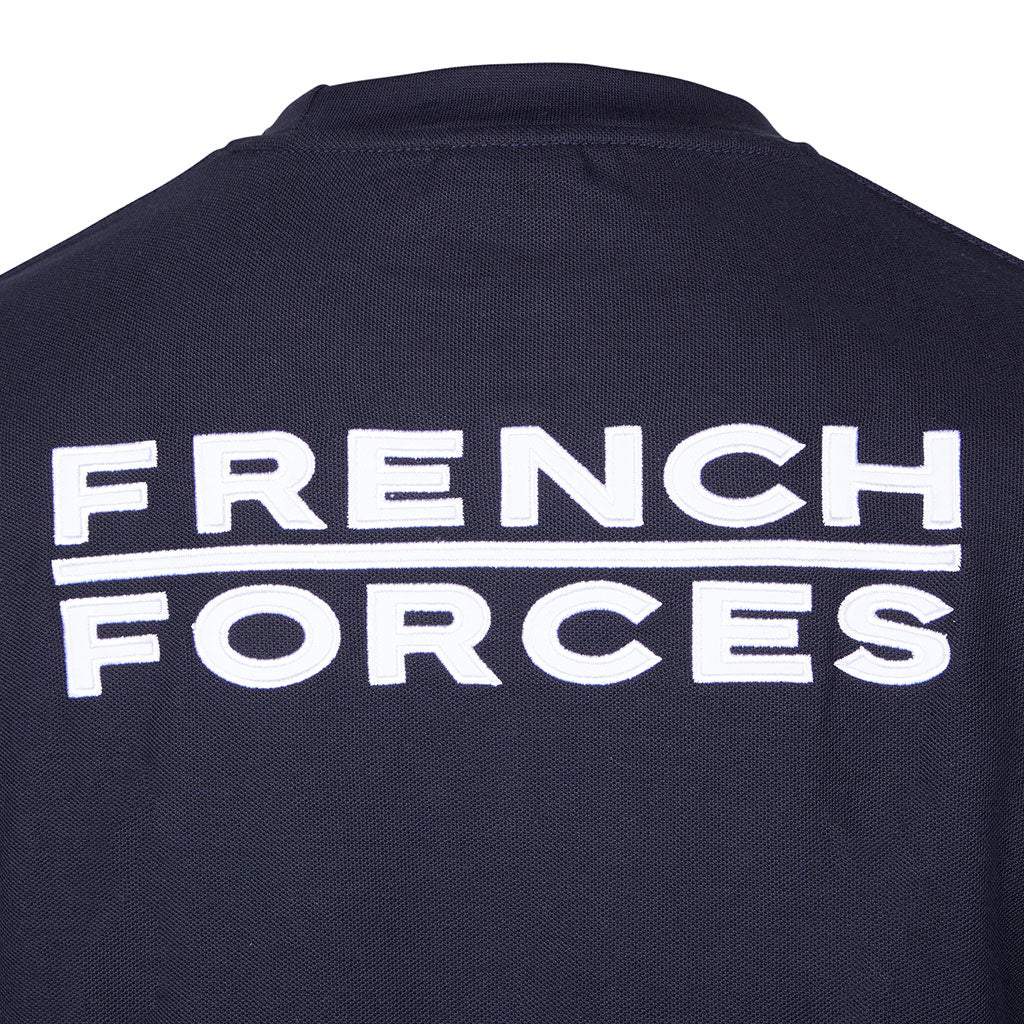 T-shirt Ares French Forces en polycoton 52% coton et 48% polyester brodé au dos