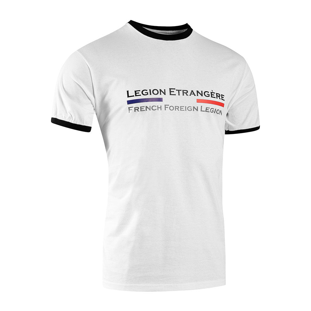 T-shirt Ares 100% coton Légion étrangère avec quatrain de Pascal Bonetti au dos