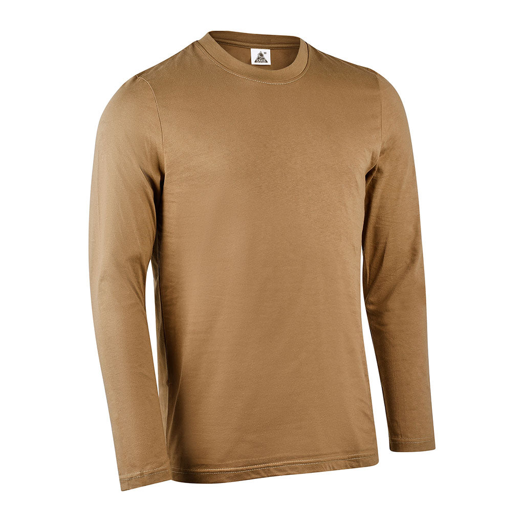 T-shirt à manches longues Ares en coton 180 g/m² col rond et coupe droite
