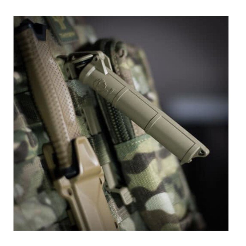 Pochette multi-usages Thyrm CellVault à corps transparent pour piles CR123 fixation MOLLE