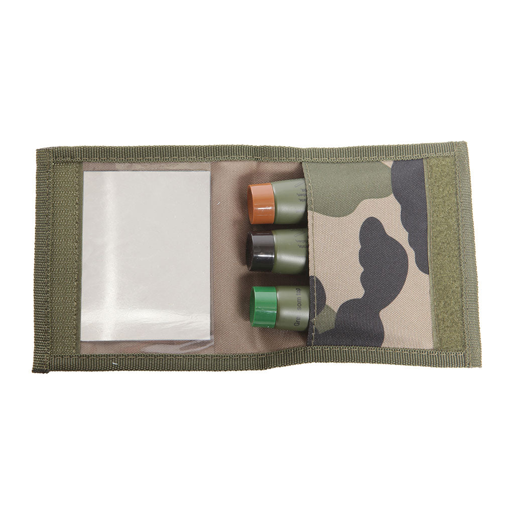 Crème de grimage Ares trois tubes de 30 ml avec miroir et étui de transport