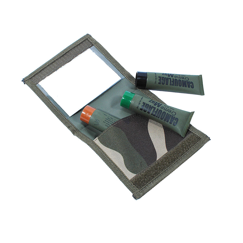 Crème de grimage Ares trois tubes de 30 ml avec miroir et étui de transport
