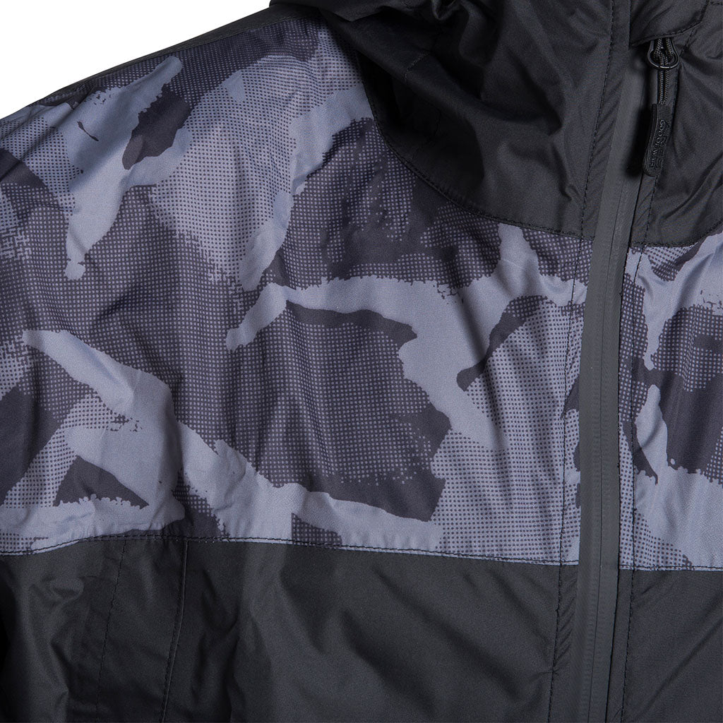 Veste de pluie Ares coupe-vent respirant à fermetures étanches et poches à rabat