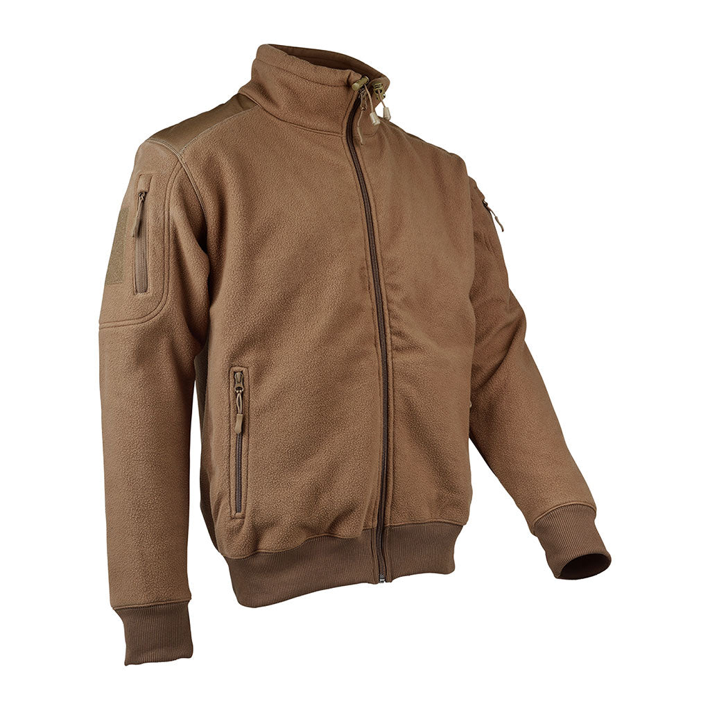 Veste polaire Ares 400 g/m² polyester renforts aux coudes et épaules col montant