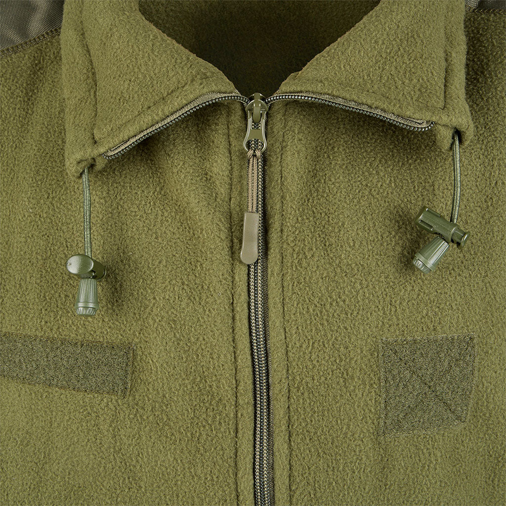Veste polaire Ares 400 g/m² polyester renforts aux coudes et épaules col montant