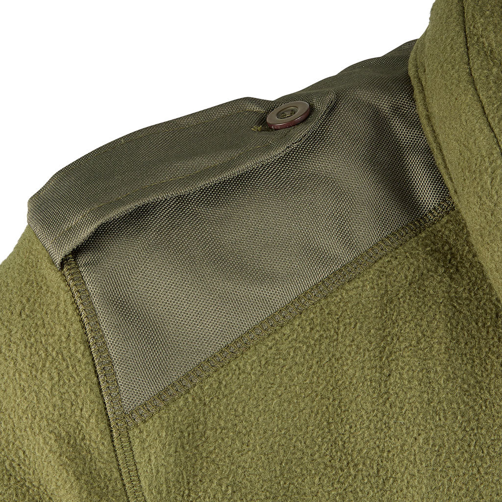 Veste polaire Ares 400 g/m² polyester renforts aux coudes et épaules col montant
