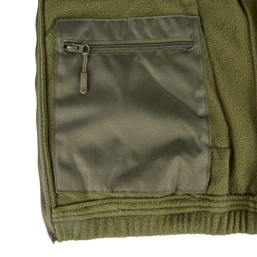 Veste polaire Ares 400 g/m² polyester renforts aux coudes et épaules col montant