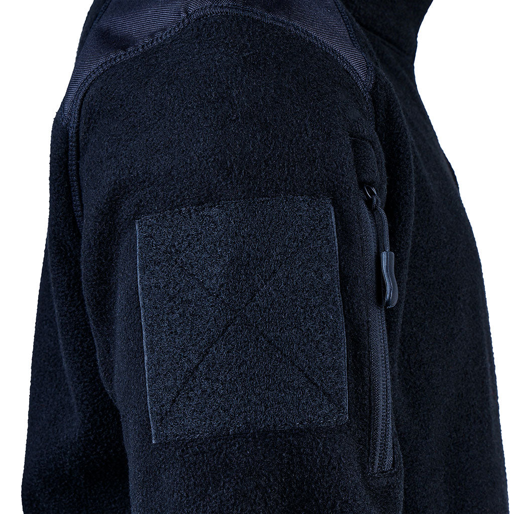 Veste polaire Ares 400 g/m² polyester renforts aux coudes et épaules col montant