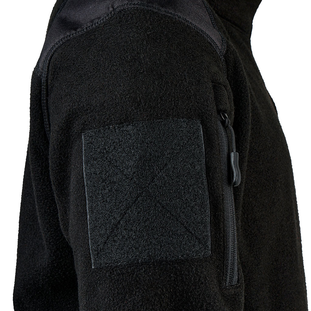 Veste polaire Ares 400 g/m² polyester renforts aux coudes et épaules col montant
