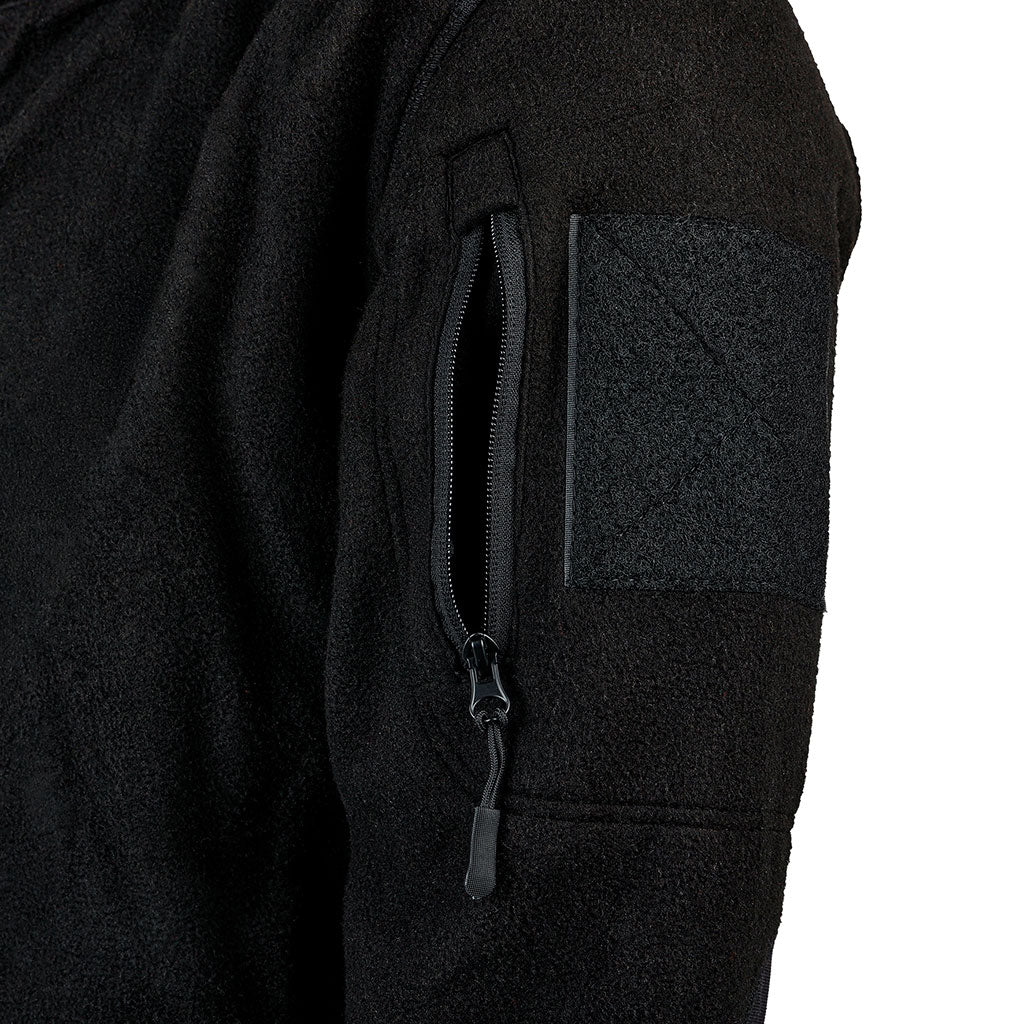 Veste polaire Ares 400 g/m² polyester renforts aux coudes et épaules col montant
