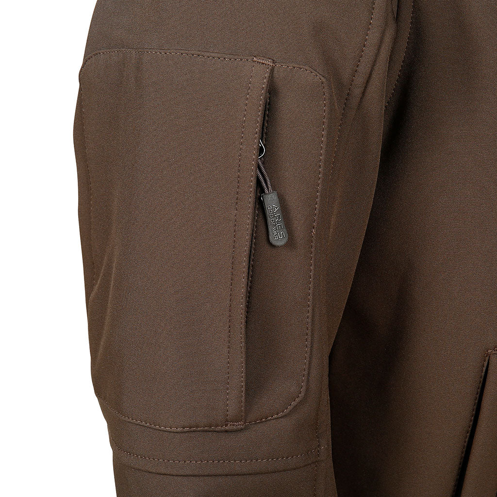 Veste softshell Ares Baroud Trex doublure polaire micro-aérée capuche amovible