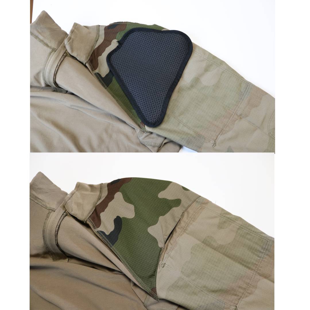 Chemise de combat UBAS Vigilant manches miniripstop polycoton 50/50 et coudes renforcés