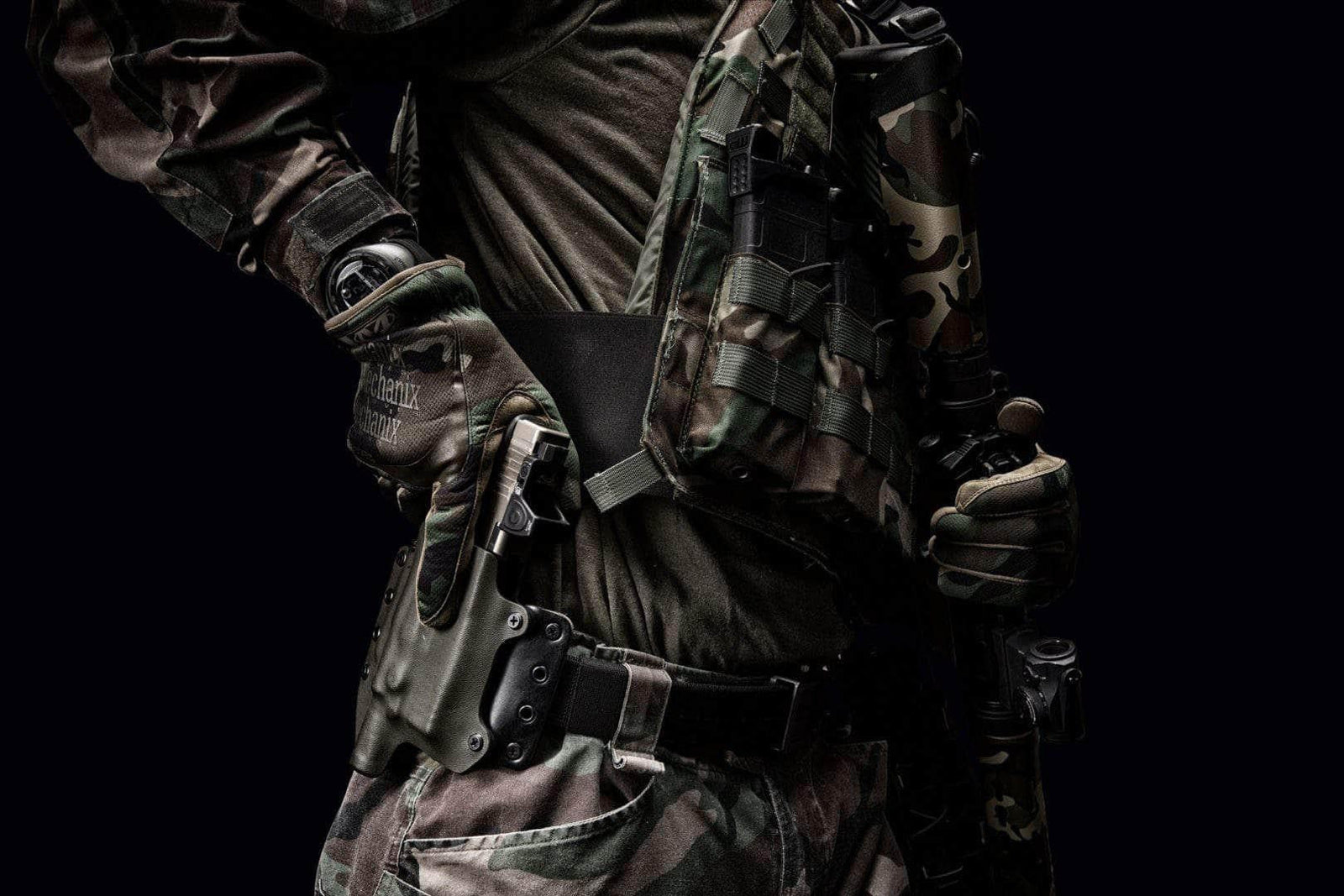 Gants tactiques Mechanix FastFit Woodland