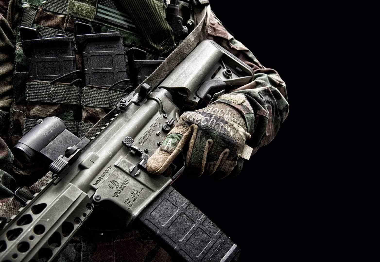 Les gants tactiques Woodland : le Mechanix Original version camo