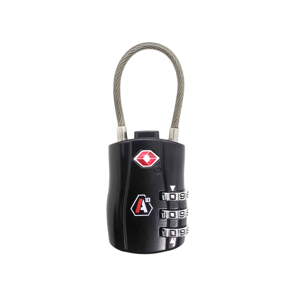 Cadenas à code A10 Equipment TSA à combinaison 3 chiffres