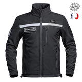 Veste softshell A10 Equipment SÉCU-ONE haute visibilité Sécurité Privée