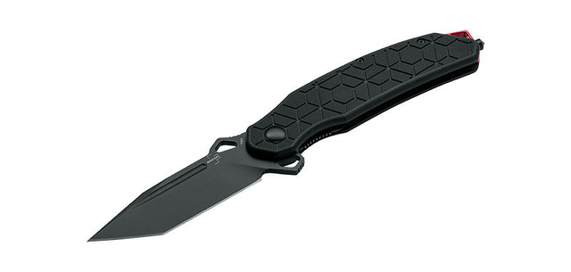 Couteau pliant Boker Plus Yokai acier D2 lame 95 mm lame tanto fil lisse