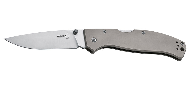 Couteau pliant Boker Plus Titane Drop acier 440C (Inox) lame 93 mm