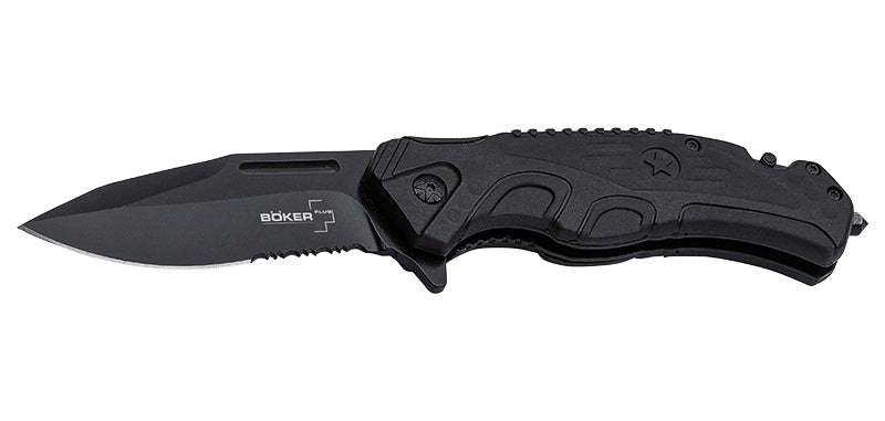 Couteau multifonctions Boker Plus Savior 2 acier 12C27 (Inox) lame 84 mm
