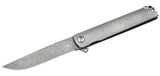 Couteau pliant Boker Plus Gemma Damast acier Damas lame 64 mm lame drop point