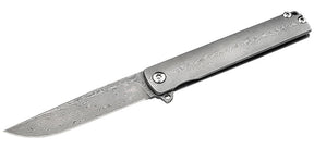 Couteau pliant Boker Plus Gemma Damast acier Damas lame 64 mm lame drop point