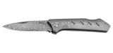 Couteau pliant Boker Plus Damascus Dominator acier Damas lame 84 mm