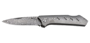 Couteau pliant Boker Plus Damascus Dominator acier Damas lame 84 mm