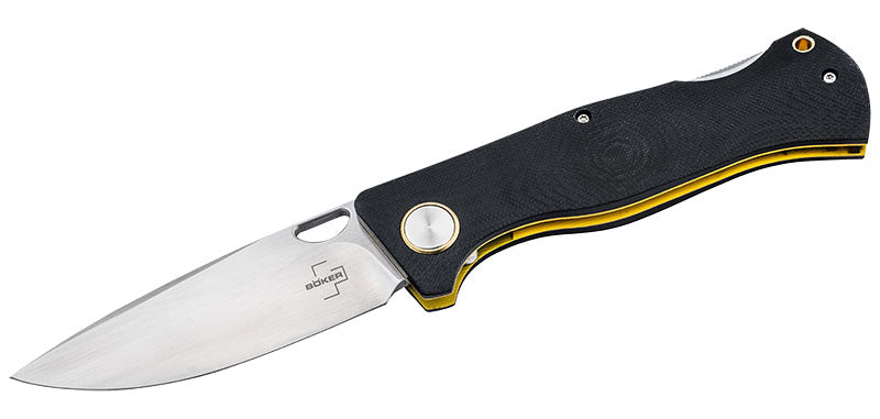 Couteau pliant Boker Plus Epicenter Backlock acier D2 lame 88 mm lame drop point