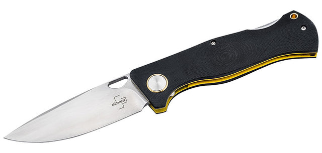 Couteau pliant Boker Plus Epicenter Backlock acier D2 lame 88 mm lame drop point