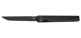 Couteau pliant Boker Plus Kaizen All Black S35VN acier CPM S35VN lame 75 mm