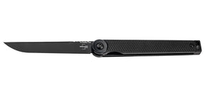 Couteau pliant Boker Plus Kaizen All Black S35VN acier CPM S35VN lame 75 mm