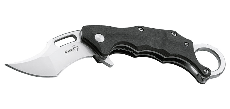 Karambit Boker Plus Wildcat acier D2 lame 71 mm lame karambit fil lisse