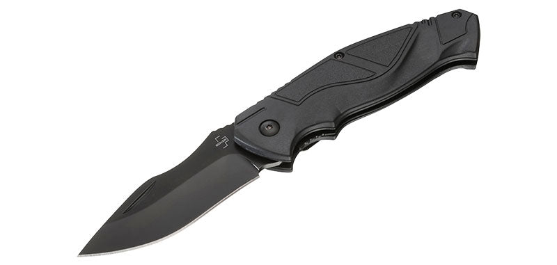 Couteau pliant Boker Plus All Black Pro 42 acier D2 lame 80 mm lame drop point