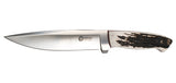 Couteau à lame fixe Boker Plus Relincho Stag acier N695 lame 128 mm