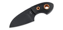 Couteau à lame fixe Boker Plus Gnome all Black Copper acier D2 lame 55 mm