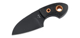 Couteau à lame fixe Boker Plus Gnome all Black Copper acier D2 lame 55 mm