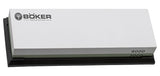 Pierre à eau Boker Plus grain 3000 et 8000 de 18 x 6 x 3 cm sur support caoutchouc