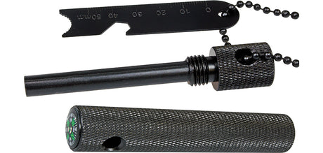 Allume-feu Boker Plus en aluminium 12 cm avec grattoir et boussole intégrée