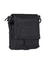 Pochette fourre-tout pliable Mil-Tec en polyester format replié 11 x 4 x 13 cm MOLLE