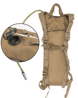 Sac d'hydratation Mil-Tec Basic 3 L en polyester 600D avec poche TPU amovible