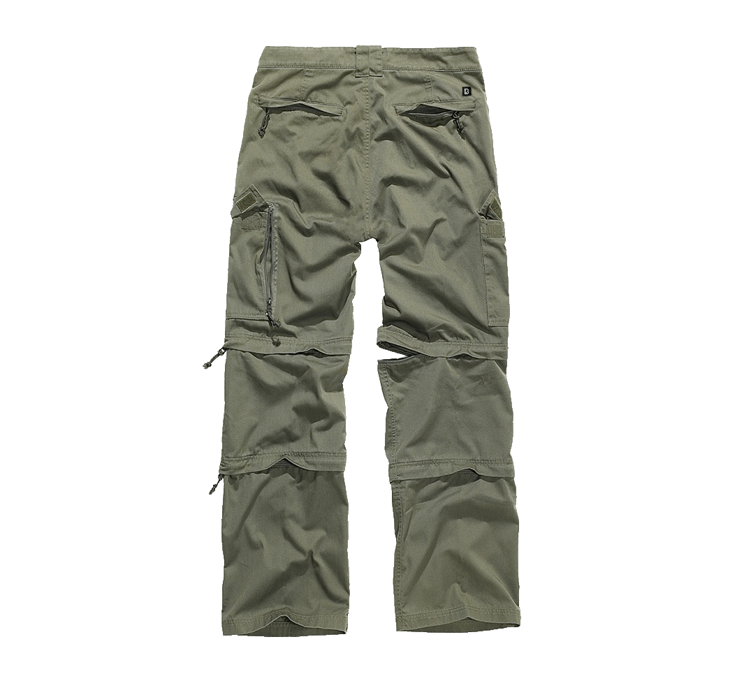 Pantalon tactique Brandit Savannah polycoton 65/35 déperlant poches à glissière bas réglables