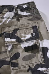 Pantalon cargo Brandit Pure Slim Fit coton 100 % huit poches et taille réglable par cordon