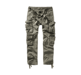 Pantalon cargo Brandit Pure Slim Fit coton 100 % huit poches et taille réglable par cordon
