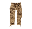 Pantalon cargo Brandit Pure Slim Fit coton 100 % huit poches et taille réglable par cordon