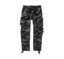 Pantalon cargo Brandit Pure Slim Fit coton 100 % huit poches et taille réglable par cordon
