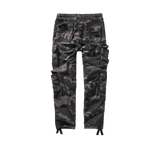 Pantalon cargo Brandit Pure Slim Fit coton 100 % huit poches et taille réglable par cordon