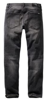Jean Brandit Rover Denim coton-polyester délavé à la pierre coupe droite braguette boutonnée
