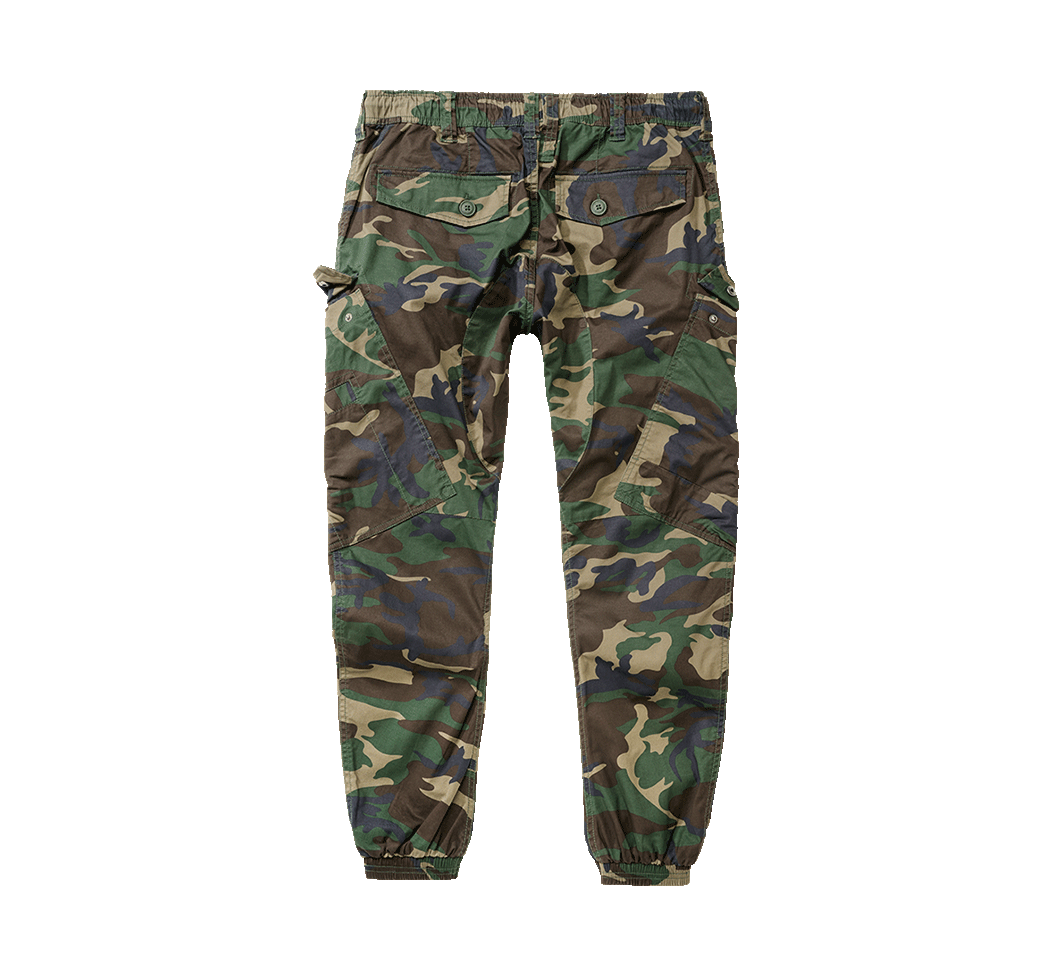 Pantalon Brandit Ray Vintage coton léger assise renforcée six poches et bas resserrés