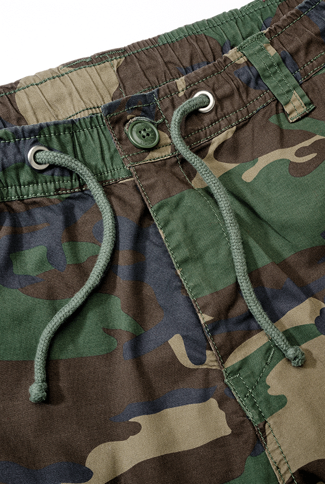 Pantalon Brandit Ray Vintage coton léger assise renforcée six poches et bas resserrés